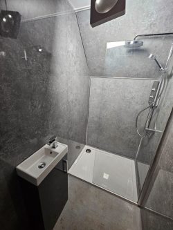 bath shower and sink bathroom installed by Northern Plumbing & Heating in Hull