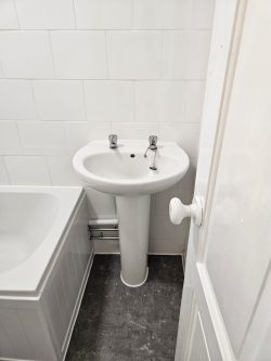 sink bathroom installed by Northern Plumbing & Heating in Hull
